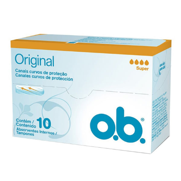 Absorvente Interno Sup 10un Cobertura Silktouch OB Absorvente Interno Ob Sup 10Un - Ob