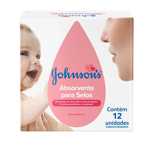 Absorvente para Seios 12unidades - Johnson's