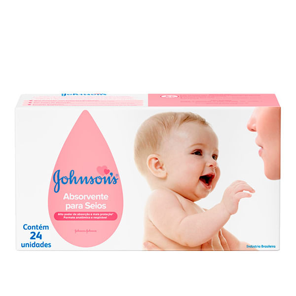 Absorvente para Seios Anatômico 24 Unidades Johnson's