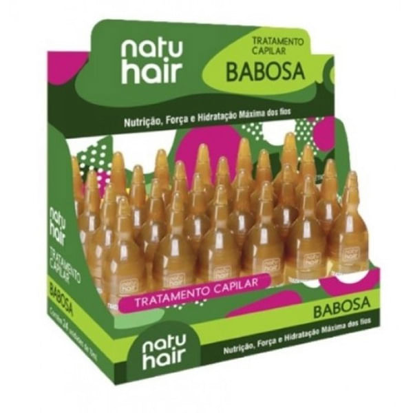 Ampola de Tratamento Capilar Natuhair Babosa 10ml Skafe Ampolas Natuhair Babosa 10Ml - Skafe