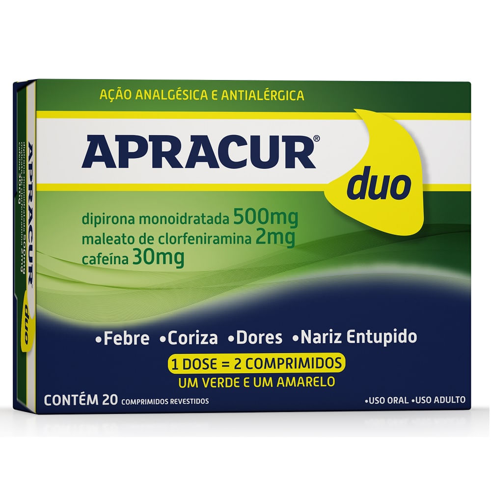 Apracur Duo 20 Comprimidos