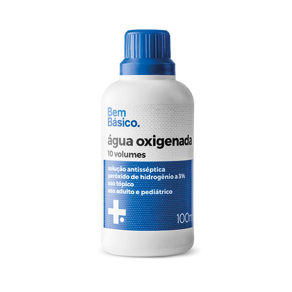 Água Oxigenada Bem Básico 10 Volume 100Ml - Bem Básico