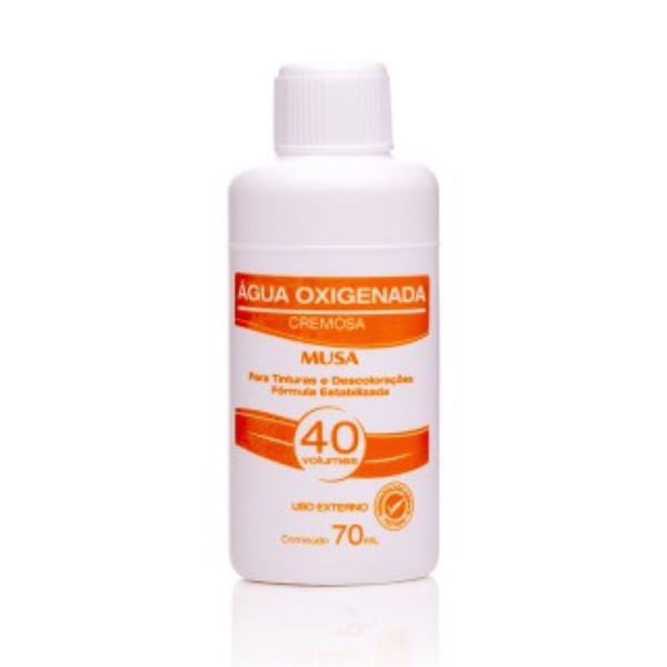 Água Oxigenada Cremosa 40 Volume 70ml Musa