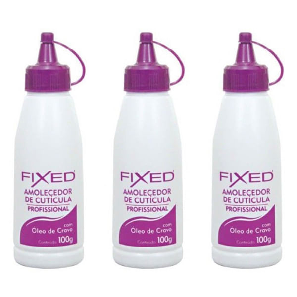 Amolecedor de Cutículas Óleo de Cravo Profissional 100g Fixed