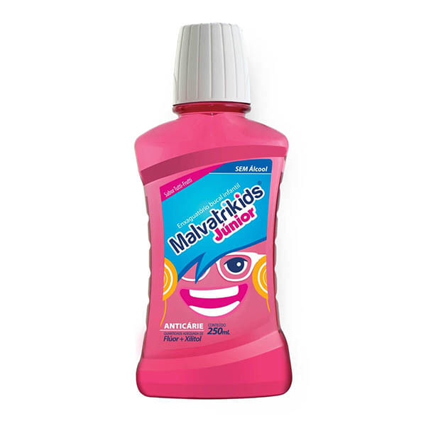 Antisséptico bucal infantil Malvatrikids 250ml Tutti-frutti