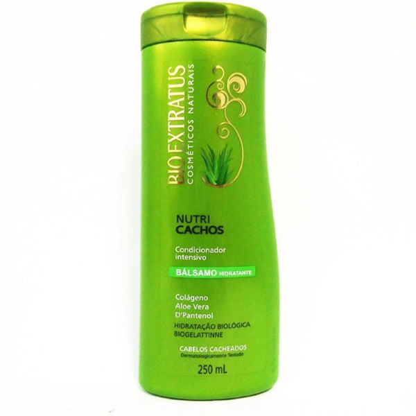 Balm Biogellat Nutri Cacho 250ml Bio Extratus - Hidratação e Definição para Cachos