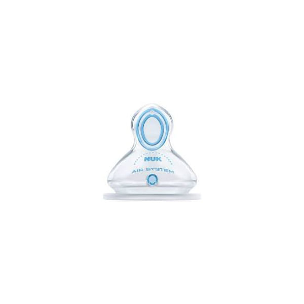 Bico mamadeira Advan N2 6-18m Silicone NUK anticólicas