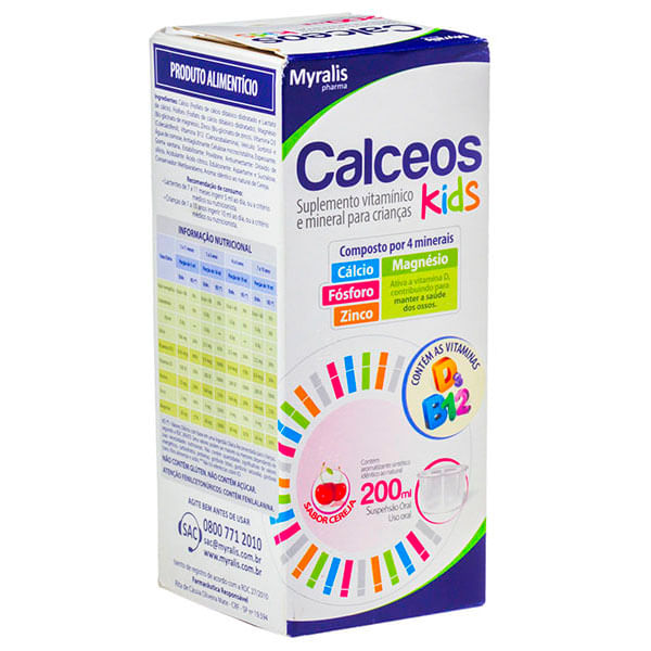 Calceos Kids Solução 200ml
