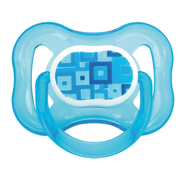 Chupeta Infantil N01 Decorada Azul 0-6M Kuka
