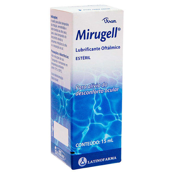 Mirugell Solução Oftálmico 15ml