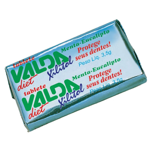 Pastilhas Valda Diet Tablete 01Un 100Uns - Valda