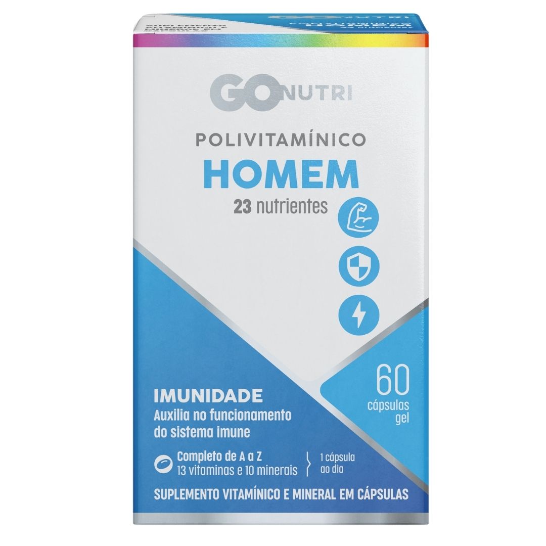Polivitamínico Homem Gonutri C/ 60 Cápsulas