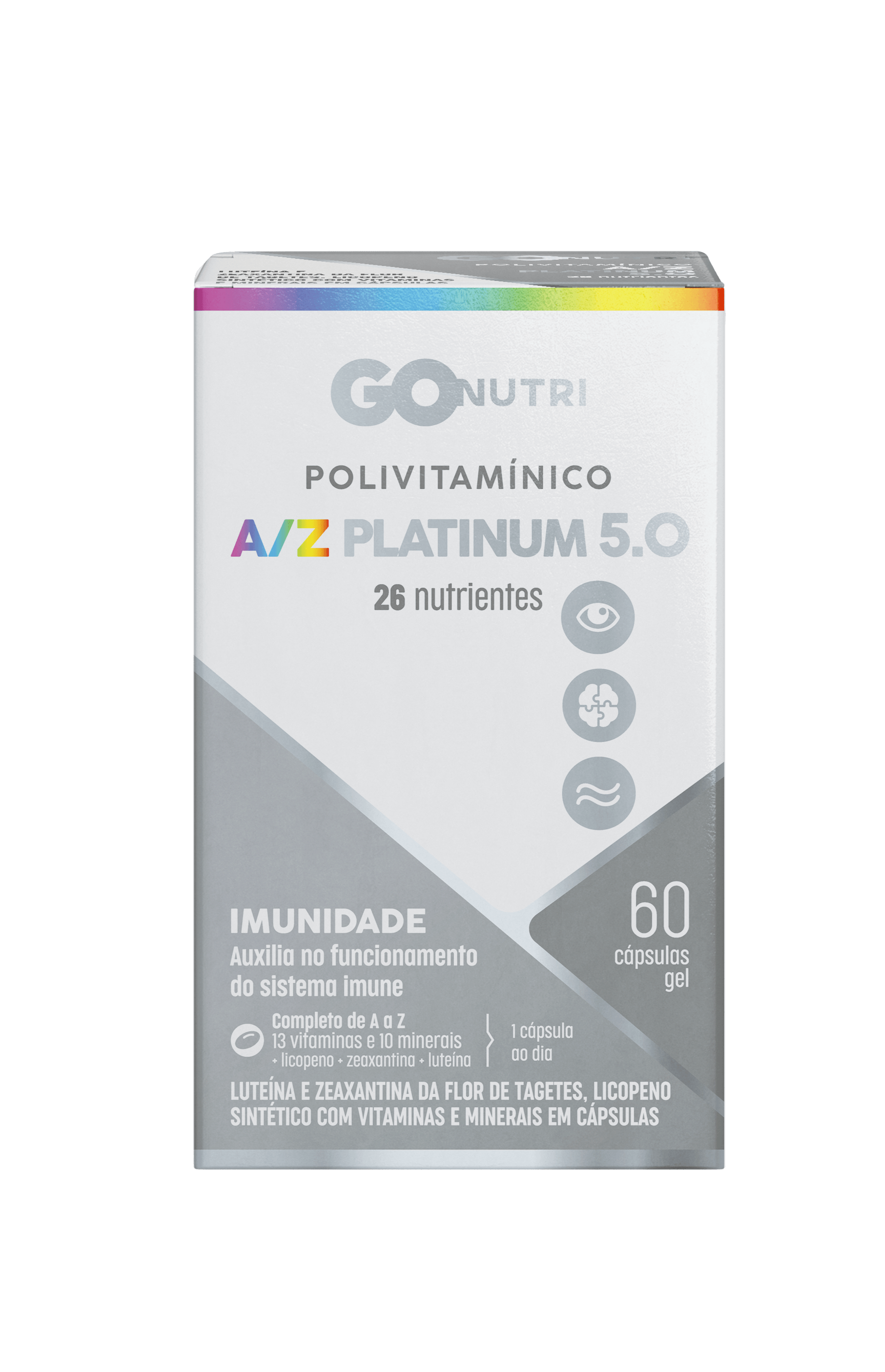 Polivitamínico Platinum c/ 60 Cápsulas Gonutri