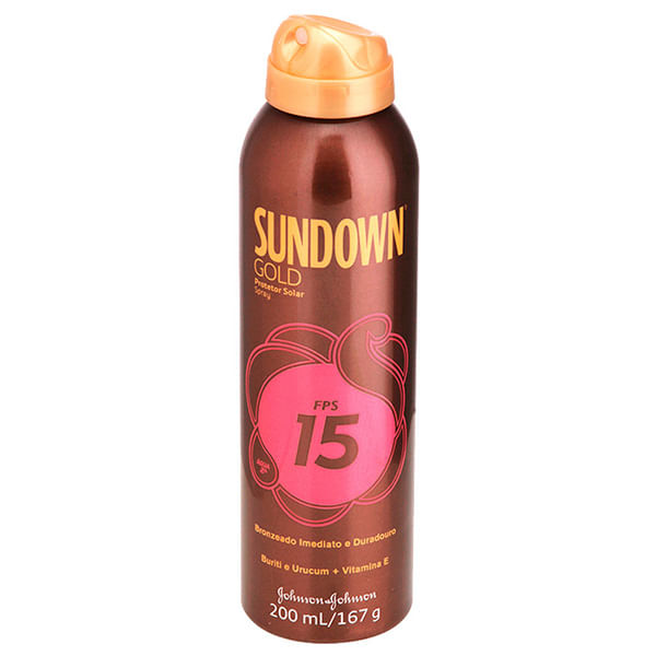 Protetor Solar Spray Sundown Gold Fps15