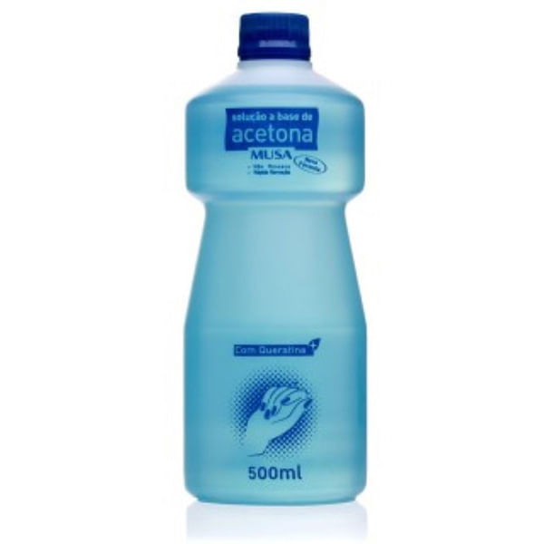 Removedor de Esmalte Musa Queratina com Acetona 500ml Removedor Esmalte Musa Com Queratina 500Ml - Musa