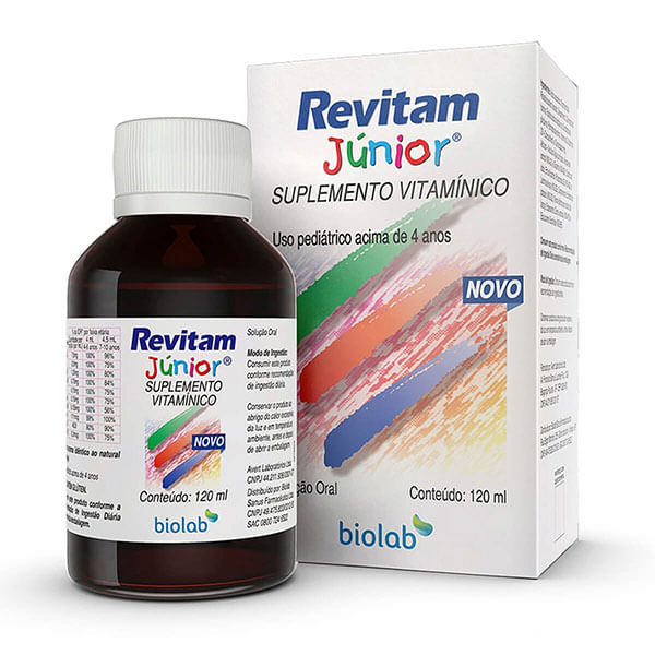Revitamina Junior Solução Oral 120Ml