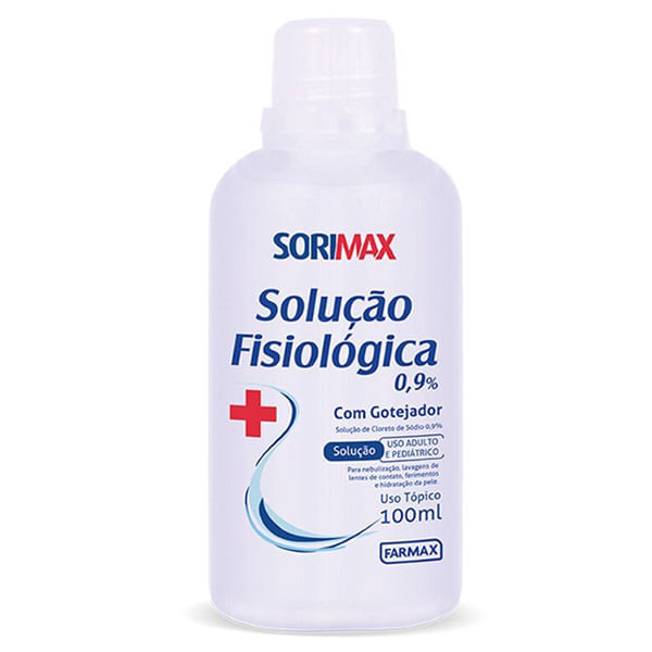 Soro Fisiologico Farmax Cloreto Sod 0,9% 100Ml - Farmax