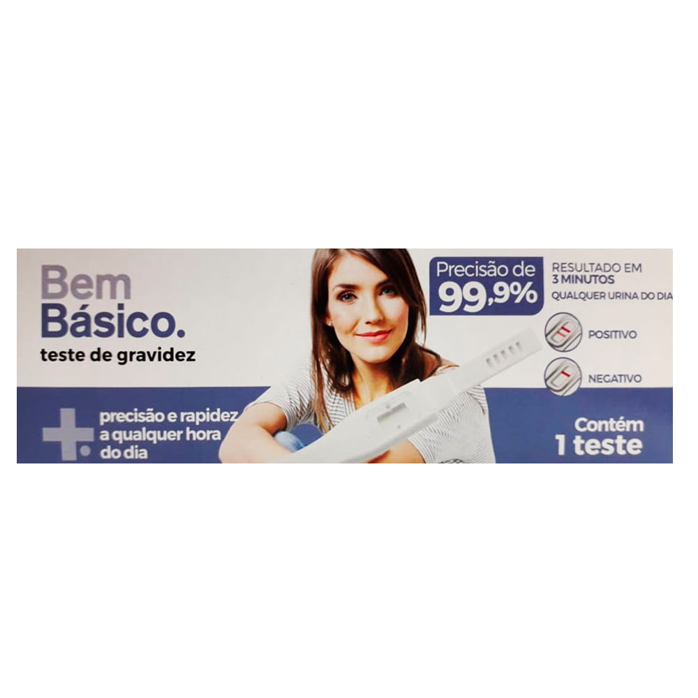 Teste De Gravidez Bem Básico Em Caneta - Bem Básico - Imagem 2