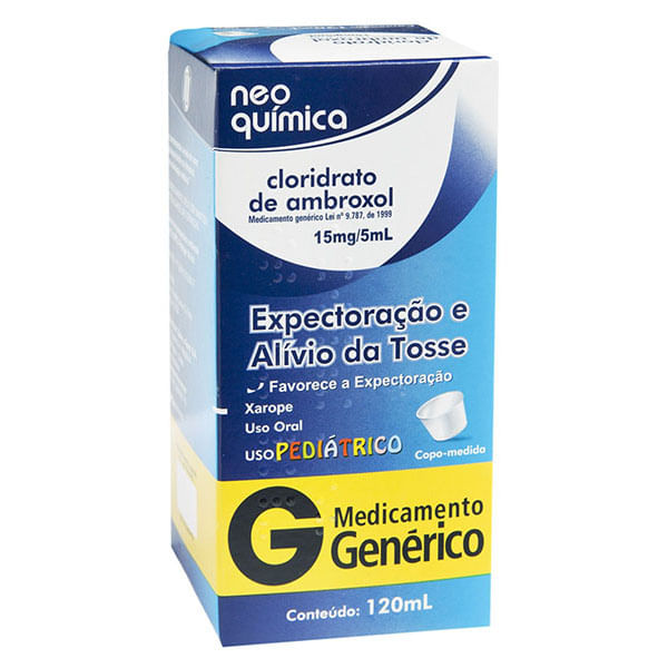 Cloridrato De Ambroxol 3Mg/Ml Xarope Pediátrico 120Ml Neo Química