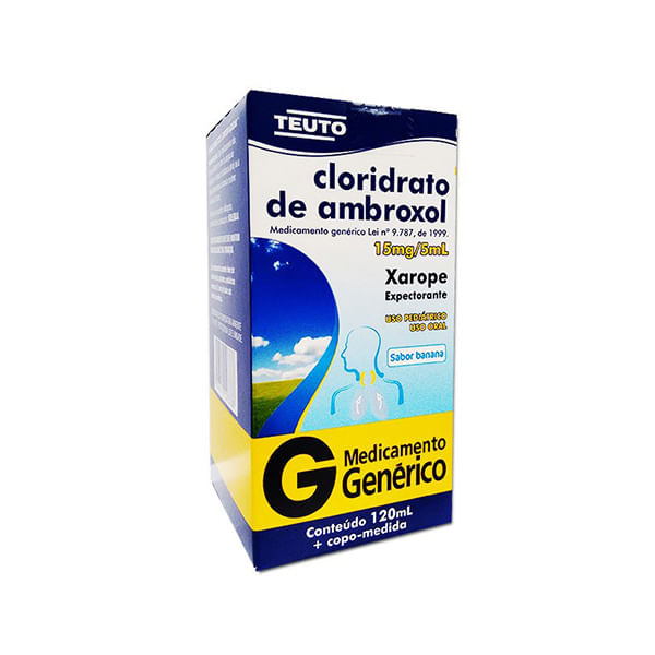 Cloridrato De Ambroxol 3Mg/Ml Xarope Pediátrico 120Ml - Teuto