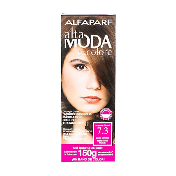 Coloração Permanente Colore 7.3 Louro Dourado 150g Altamoda