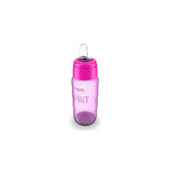 Copo Infantil Rosa Easy Sip 260ml Bico Macio Avent