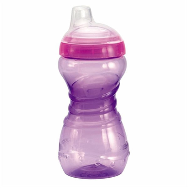 Copo Treinamento Infantil Fun Menina 330ml bico silicone antivazamento Kuka proteção