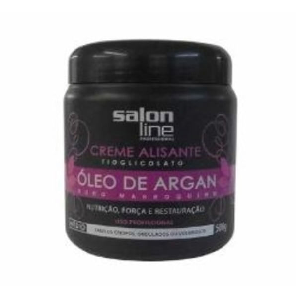 Argan Oil Médio - Creme Alisante 500g