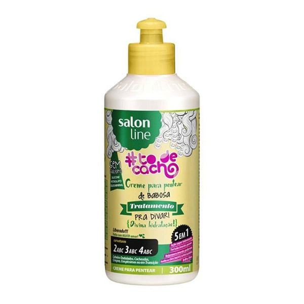 Creme de Pentear Babosa Liberado To de Cacho 300ml Salon Line Creme Pentear Babosa Liberado Todecacho - Salon Line To De Cacho