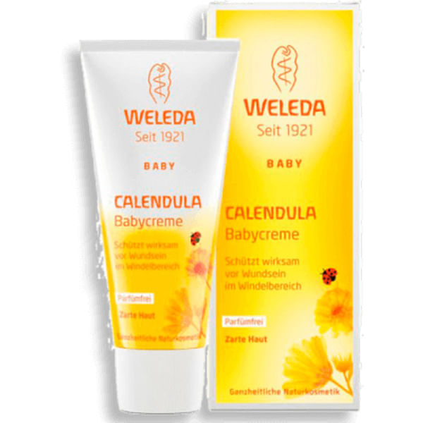 Creme para Assaduras Calêndula 75ml Weleda Creme Preventivo Assadura Weleda Baby Calêndula 75Ml - Weleda