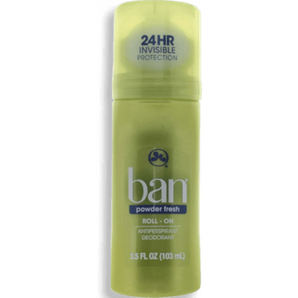 Desodorante Feminino Roll-on Powder Fresh 103ml Refrescante Ban Desodorante Banana Rollon Powder Fresh 103Ml - Ban