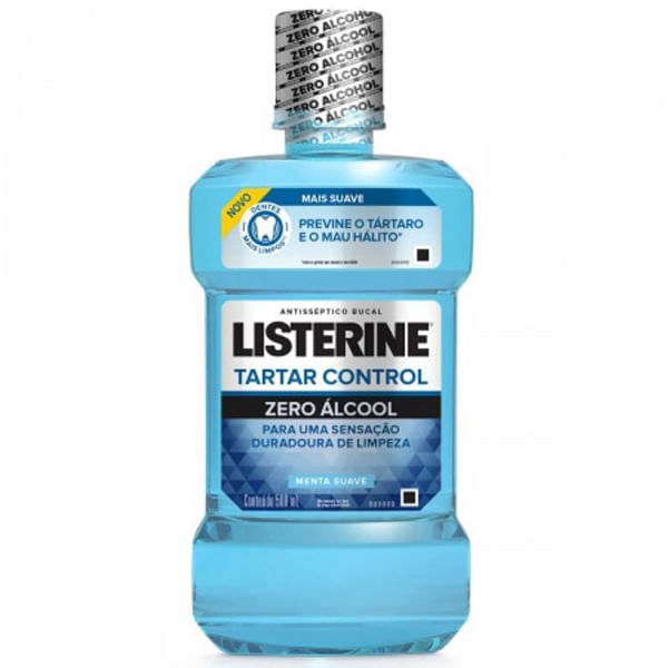 Antisséptico Bucal Listerine Tartar Control Zero Menta Suave 500ml