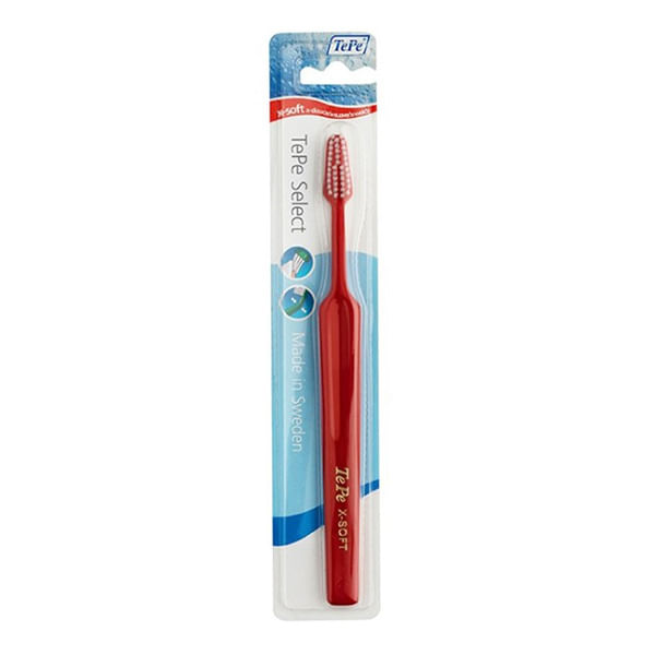 Escova de Dentes Manual Select Extra Macia Vermelha Tepe Escova De Dentes Tepe Select Extra Macia - Tepe