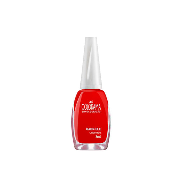 Esmalte Gabriele Cremoso Vermelho Intenso 8ml Colorama Esmalte Colorama Cremosa Gabriele 8Ml - Colorama