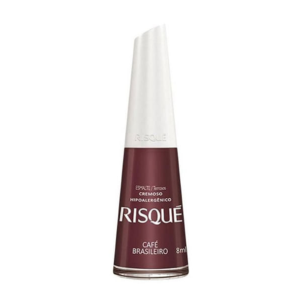 Esmalte Regular Café Brasileiro Cremoso 8ml Risque Esmalte Risque Regular Cafe Brasileiro 8Ml - Risque