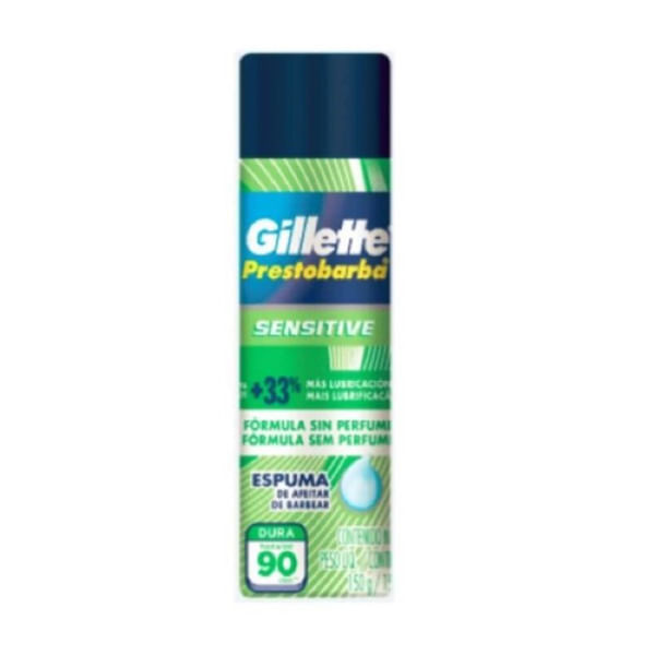 Espuma de Barbear Prestobarba Sensi Mach3 56g Gillette