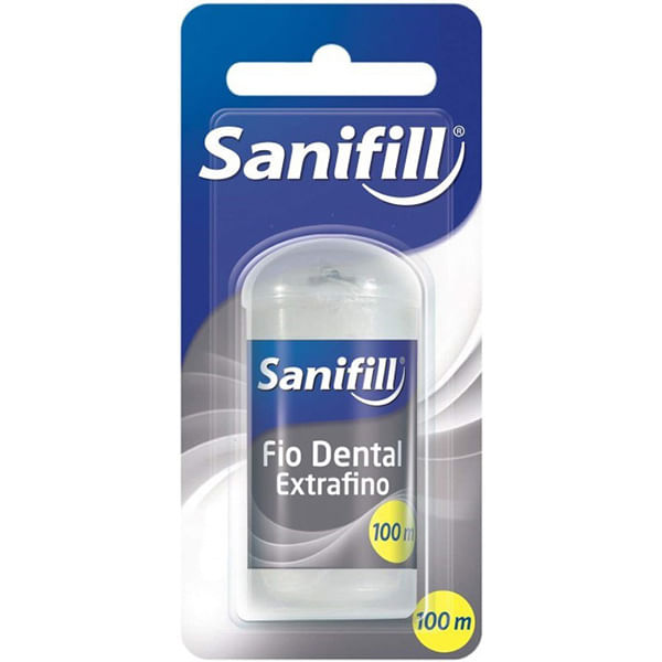 Fio Dental Sanifill Plus Extra Fino 100M Grande 25M - Sanifill