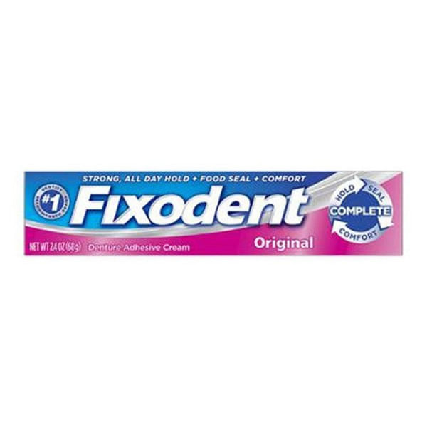 Creme Adesivo Fixador para Dentadura Fixodent Original 68g Fix Dentadura Fixodent Gel Original 68G - Fixodent