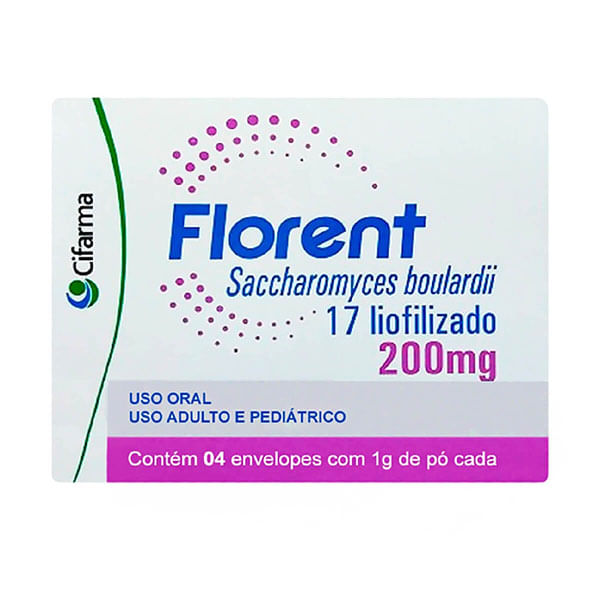 Florent 200Mg Pó 1G 4 Env