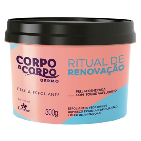 Geleia Esfoliante Corporal Corpo a Corpo 300g Davene