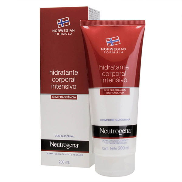 Hidratante Corporal para Peles Secas Norwegian Intensivo Sem Fragrância 200ml Neutrogena Hidratante Corporal Neutrogena Norwegian Intensivo sem Fragrância 200ml