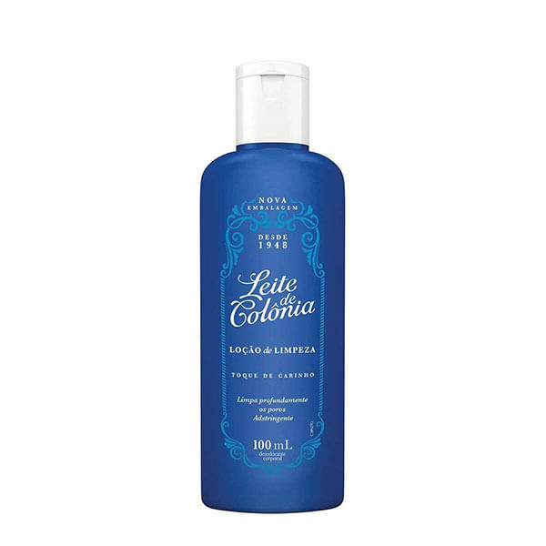 Loção de Limpeza Toque de Carinho 100ml Leite de Colônia Leite Colônia Tq Carinho 100Ml - Leite De Colonia