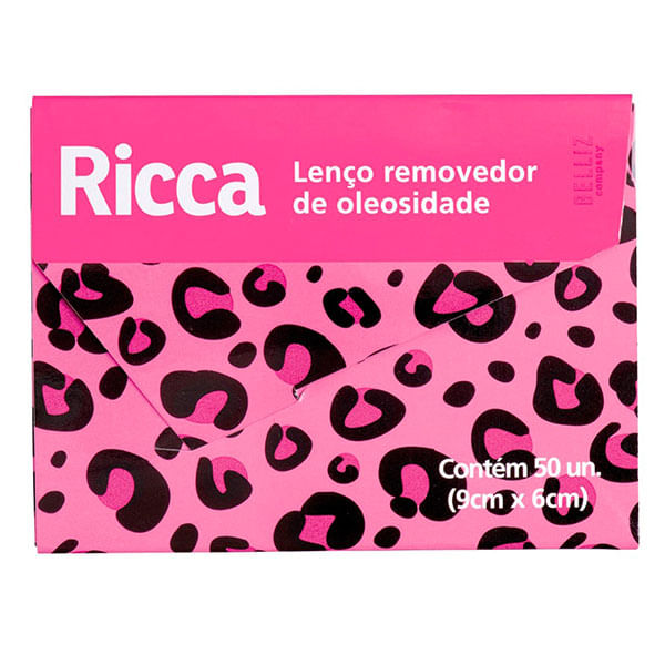 Lenço Removedor de Oleosidade Ole 50 unidades Ricca para pele oleosa
