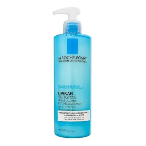Sabonete Líquido Lipikar Surgras 400ml La Roche-Posay para pele seca e sensível Lipikar Surgras 400ml - Lipikar