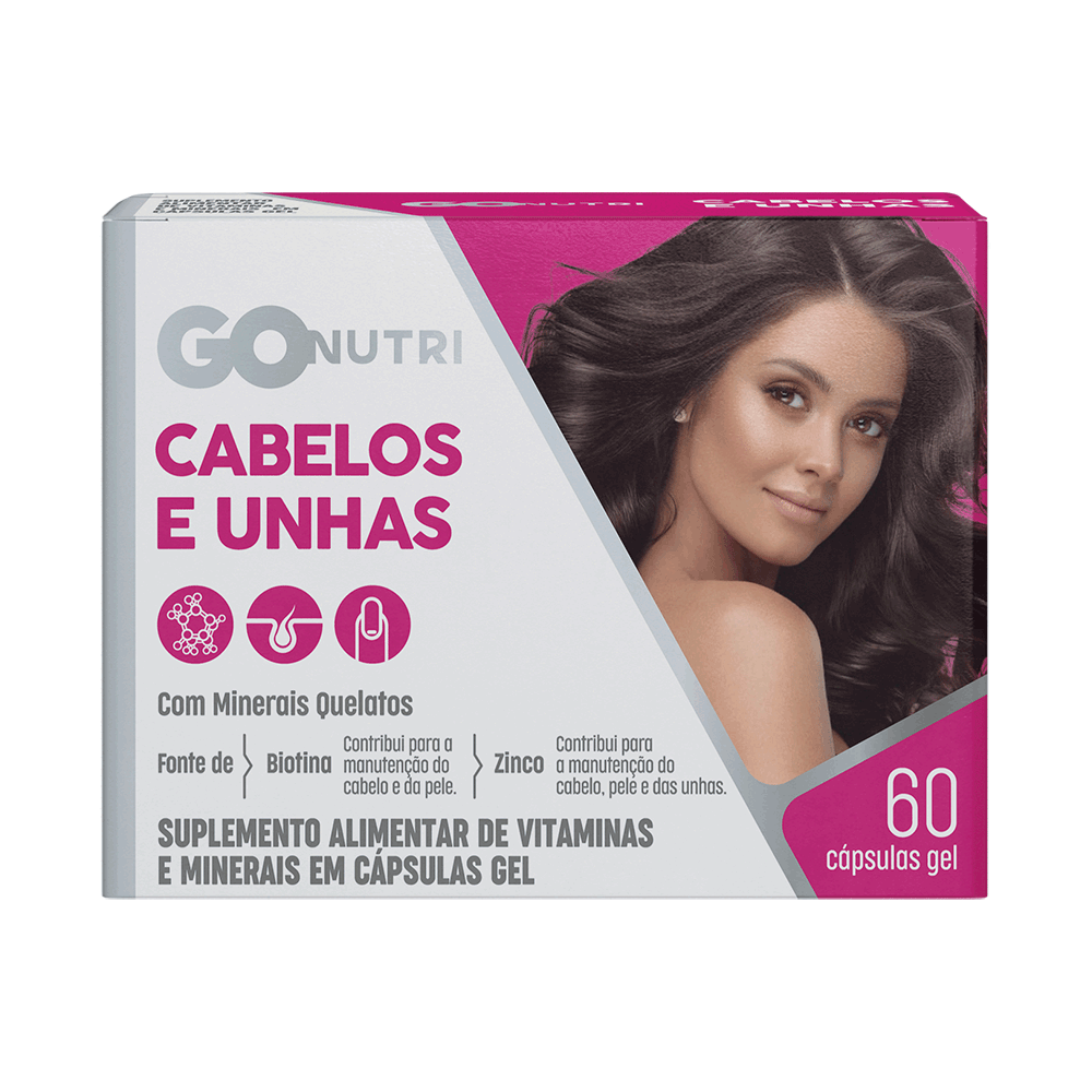Polivitaminico Cabelos E Unhas 60 Cápsulas Gonutri