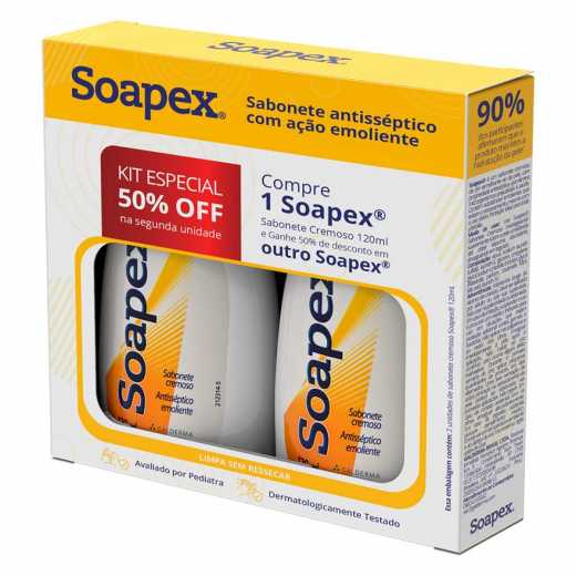 Kit Soapex 120Ml Com Descon 2 Uni
