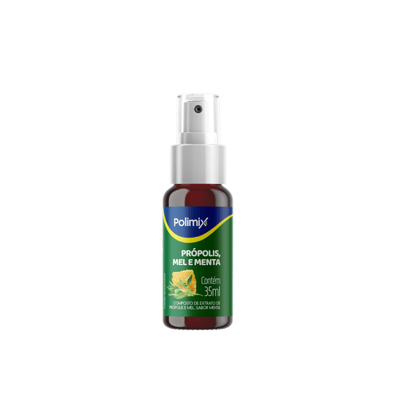 SPRAY DE PRÓPOLIS, MEL E MENTA POLIMIX 30ML Spray De Prop, Mel E Menta Polimix 30Ml