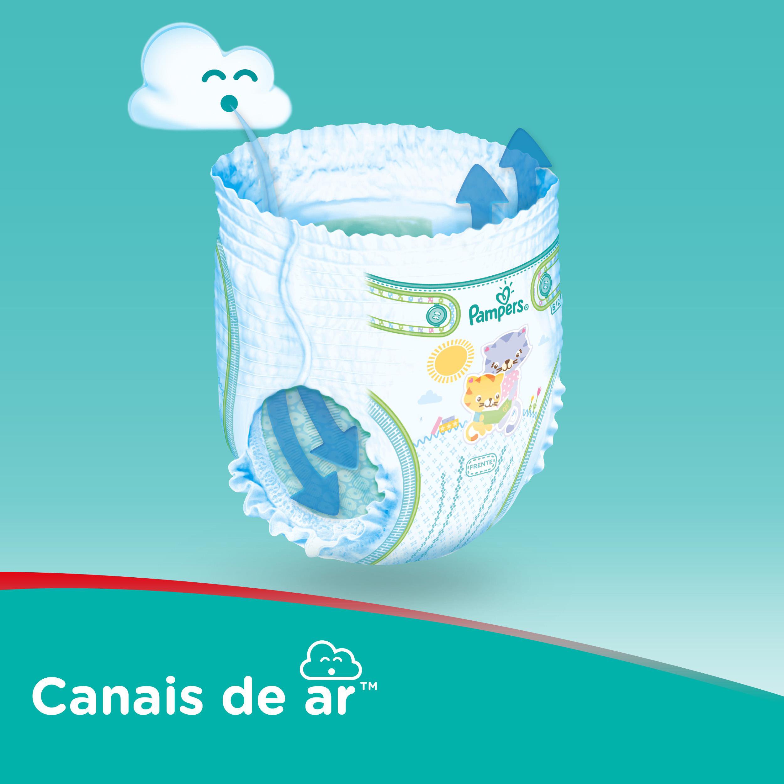 Pampers Fralda Pants Ajuste Total XXG - Cintura 360° e Indicador de Umidade - Imagem 2