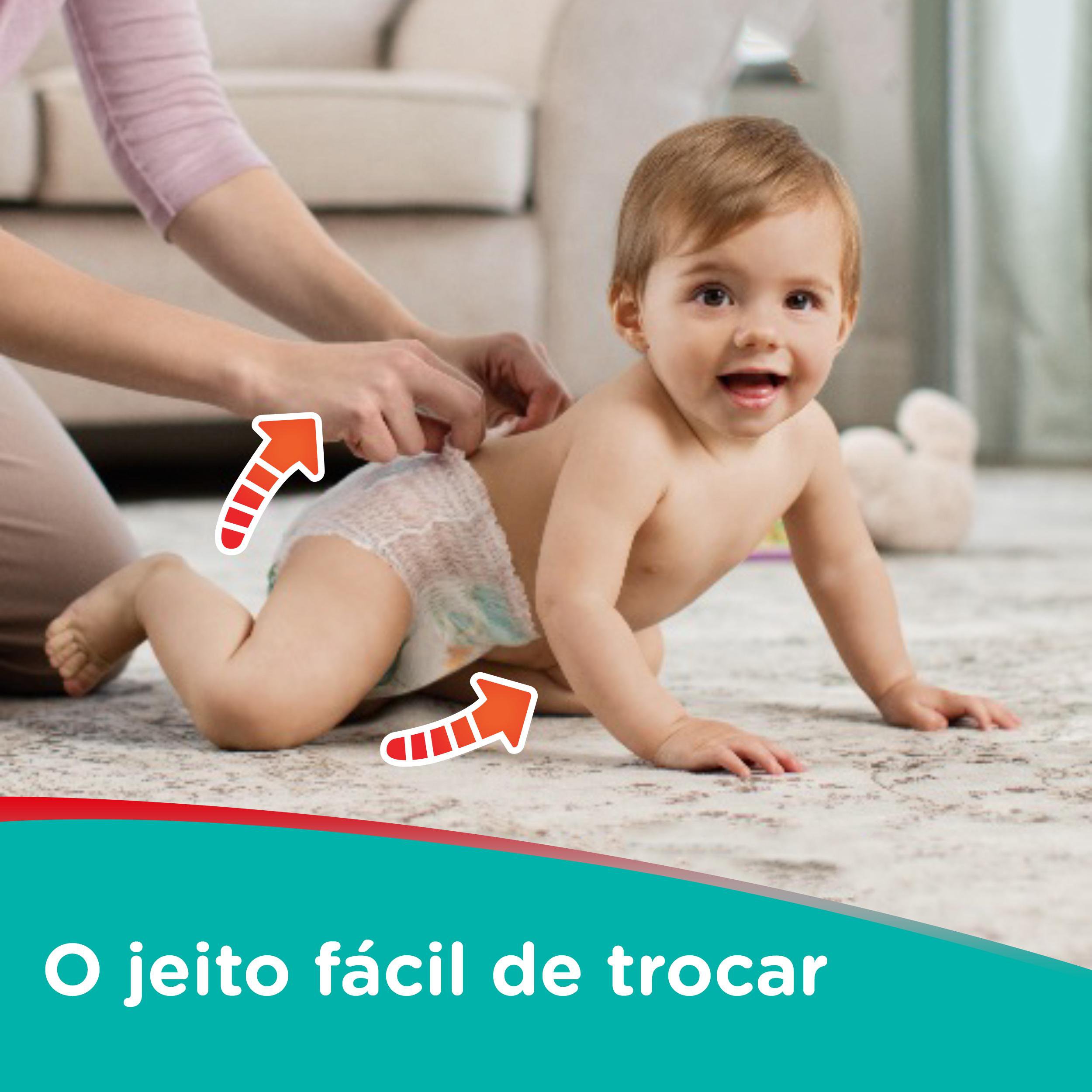 Pampers Fralda Pants Ajuste Total XXG - Cintura 360° e Indicador de Umidade - Imagem 4