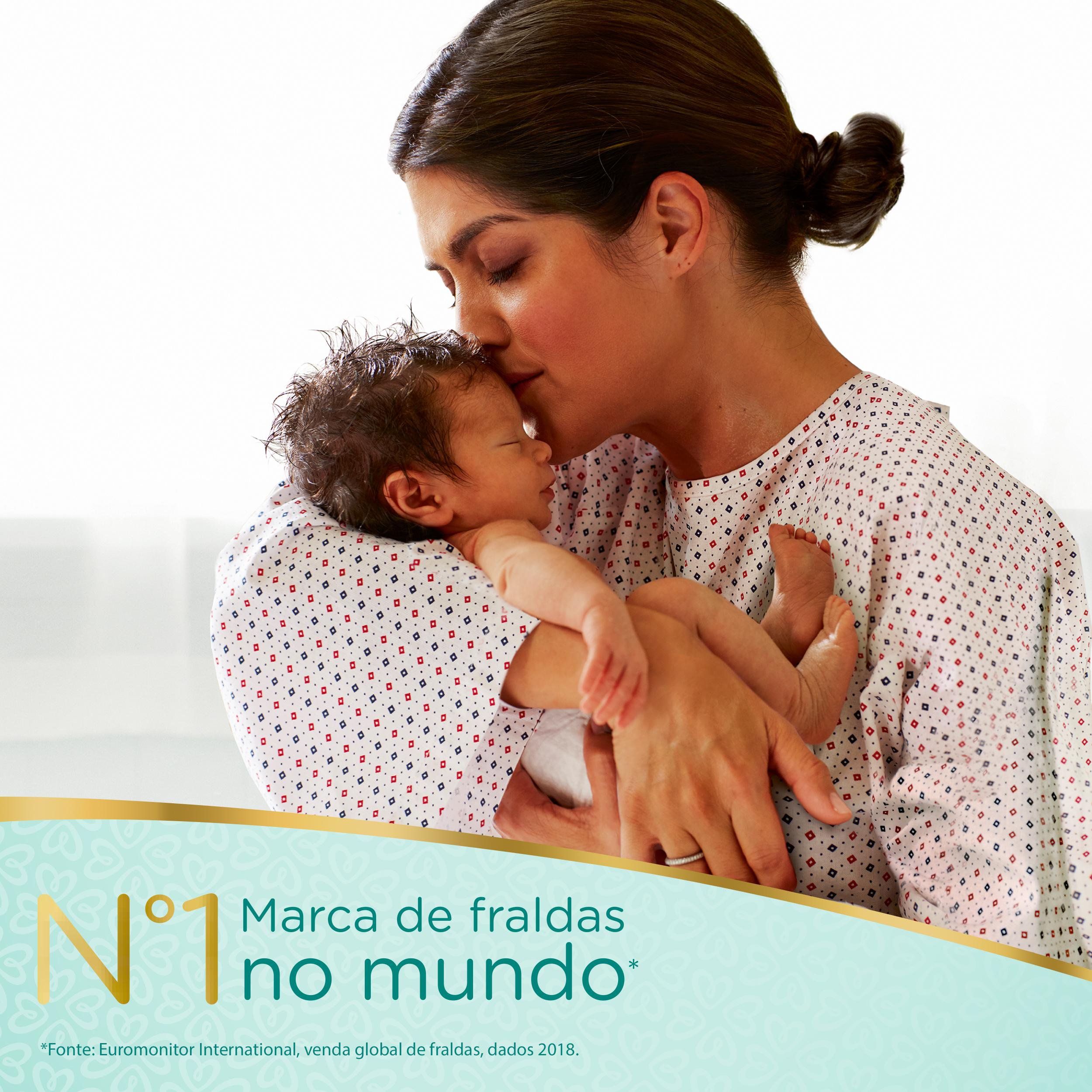 Pampers Fralda Hipoalergênica Alta Absorção 12h Premium Care G 68 Unidades - Imagem 2